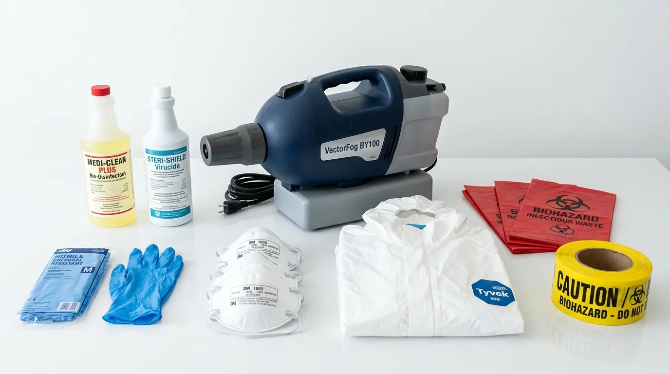 Professional biohazard remediation crew working in Hell's Kitchen