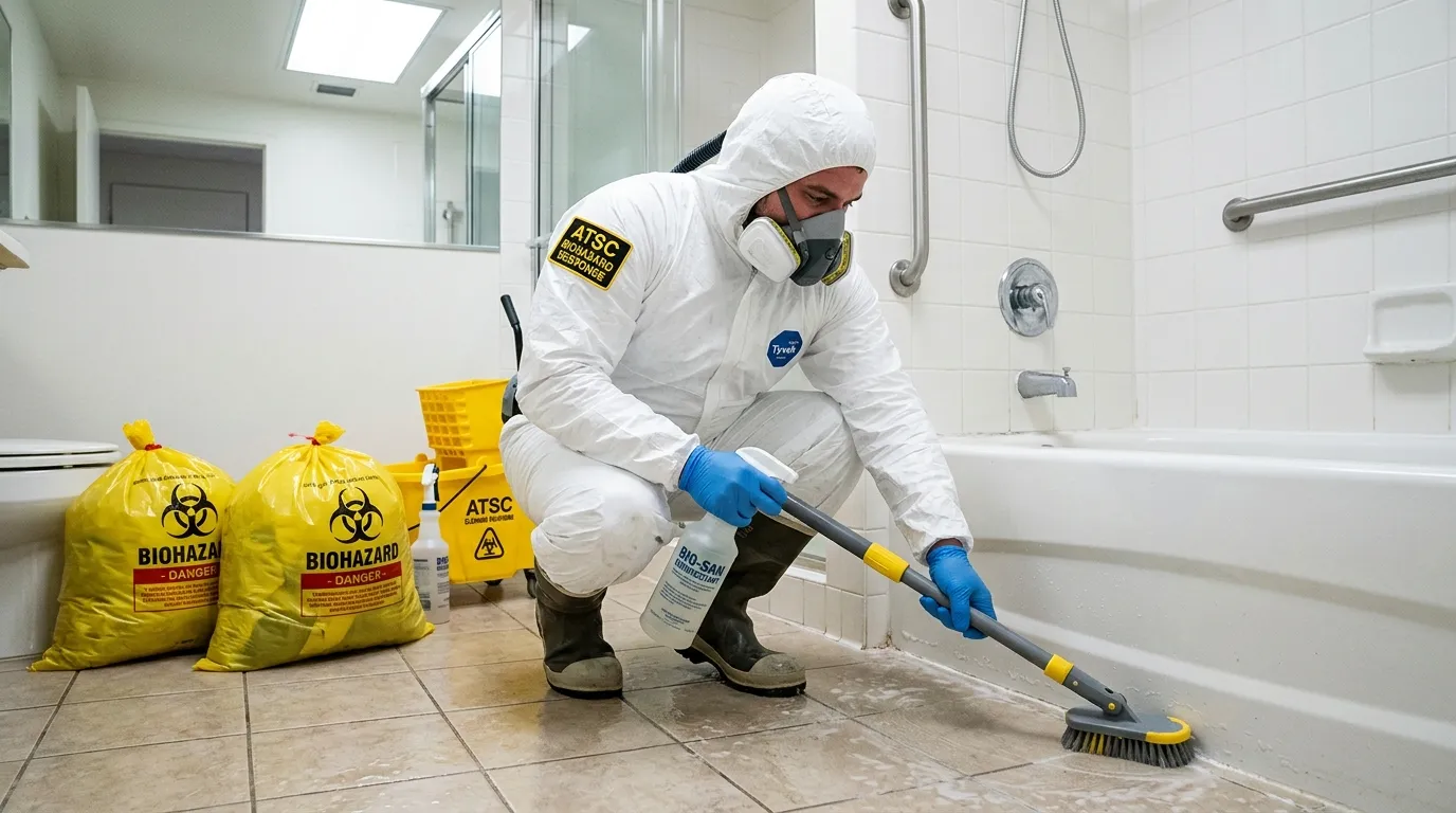 Decontamination equipment deployed for Blood Cleanup in Hell's Kitchen